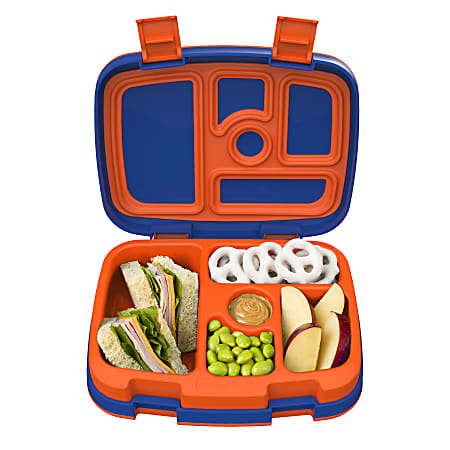 Bentgo Kids Brights 5-Compartment Bento Lunch Box - Orange