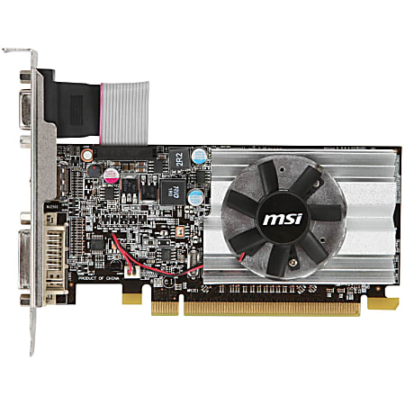 MSI R6450-MD1GD3/LP Radeon HD 6450 Graphic Card - 625 MHz Core - 1 GB DDR3 SDRAM - Low-profile
