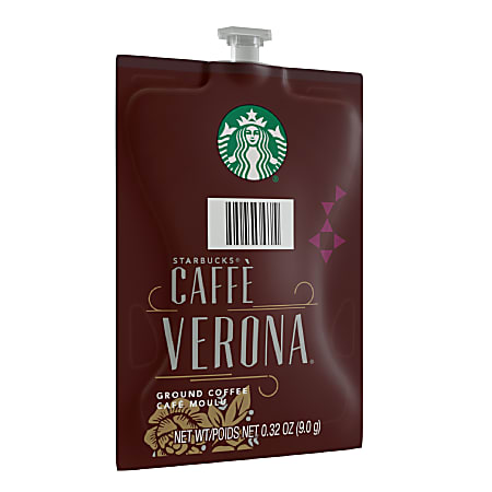 Flavia Starbucks Caffé Verona Coffee Freshpacks, Dark Roast, 0.32 Oz, Case Of 76 Freshpacks