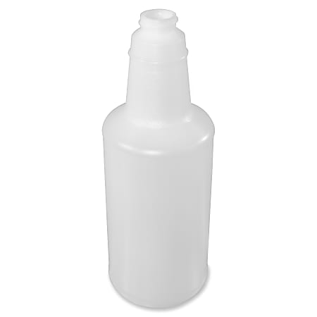 Genuine Joe Plastic Bottle with Graduations - 1 Each - Translucent - Plastic Genuine Joe Plastic Bottle with Graduations - 1 Each - Translucent - Plastic