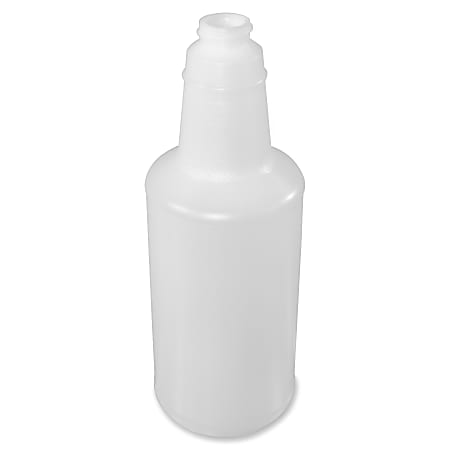 Genuine Joe Plastic Bottle with Graduations - 1 Each - Translucent - Plastic Genuine Joe Plastic Bottle with Graduations - 1 Each - Translucent - Plastic