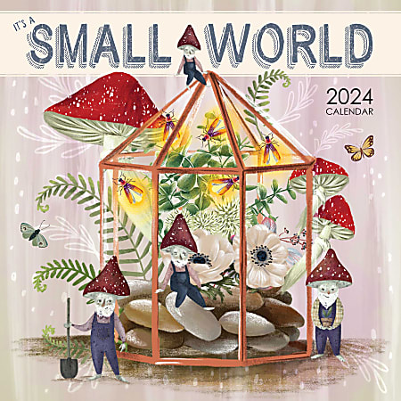 2024 Brown Trout Monthly Square Wall Calendar 12 x 12 Hopper Studios