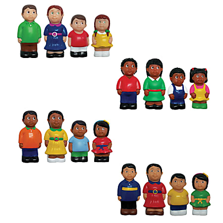 Get Ready Kids Ethnic Family Figures, Set of 16