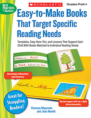 Scholastic Easy-To-Make Books That Target Specific Reading Needs