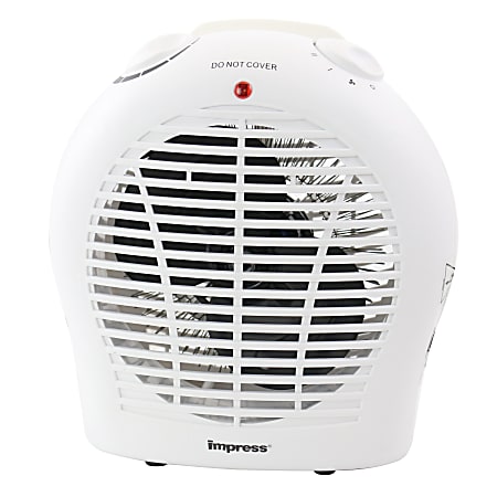 Impress 1500W Fan Heater With Thermostat, 9" x 5"