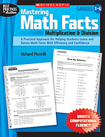 Scholastic Mastering Math Facts, Multiplication & Division