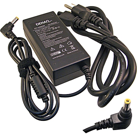 DENAQ 19V 3.16A 5.5mm-2.5mm AC Adapter for DELL Inspiron & Latitude Series Laptops - 60 W - 19 V DC Output - 3.16 A