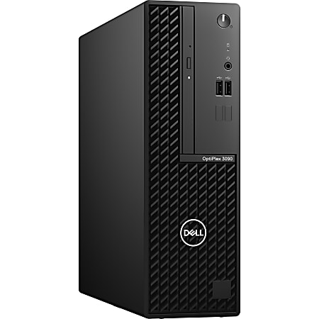 Dell OptiPlex 3000 3090 Desktop Computer - Intel Core i5 10th Gen i5-10505 Hexa-core (6 Core) 3.20 GHz - 8 GB RAM DDR4 SDRAM - 256 GB M.2 PCI Express NVMe SSD - Small Form Factor - Black - Intel Q470 Chip - Windows 10 Pro - English Keyboard - 200 W