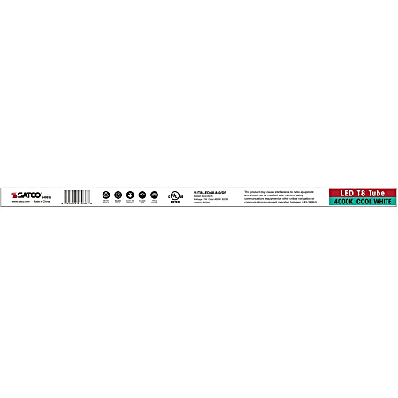 Satco 11 Watt LED T8 Bulb