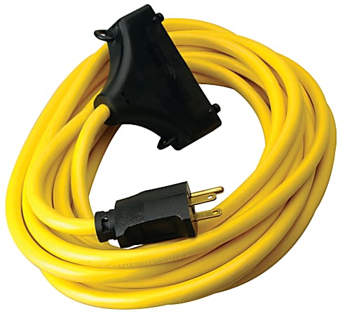 Southwire Generator 3-Outlet Extension Cord, 25 Amp, 25', Yellow, 172-01910