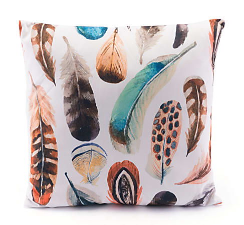 Zuo Modern Plumas 2 Throw Pillow, Multicolor