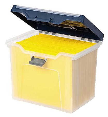 Lorell 6 Deep Storage Bin - Clear