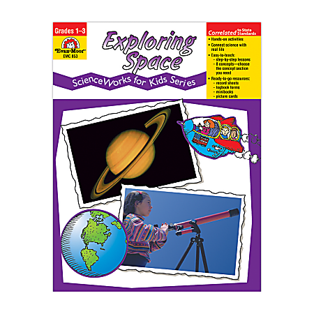 Evan-Moor® ScienceWorks For Kids, Exploring Space, Grades 1-3