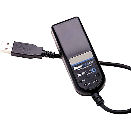 MultiTech® MultiMobile™ V.92 Portable USB Modem, 1"H x 1.2"W x 3.1"D