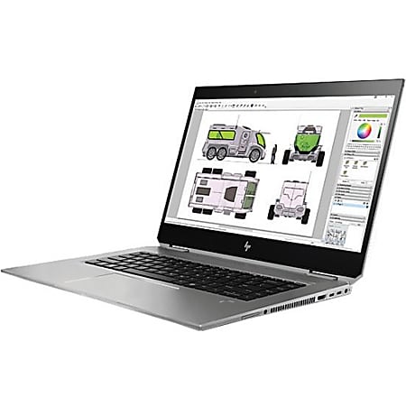 HP ZBook Studio x360 G5 15.6" Touchscreen Convertible 2 in 1 Mobile Workstation - Full HD - 1920 x 1080 - Windows 10 Pro - NVIDIA Quadro P1000 with 4 GB, Intel UHD Graphics P630 - In-plane Switching (IPS) Technology, Sure View