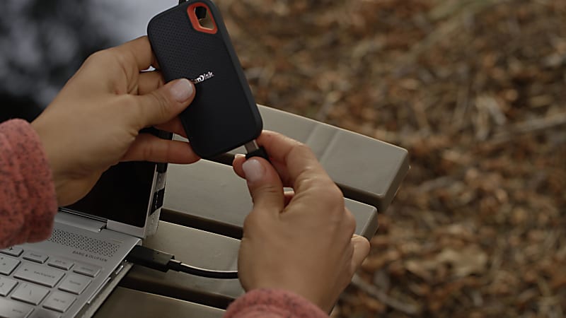 SanDisk Extreme Portable External Solid State Drive 500GB 256MB