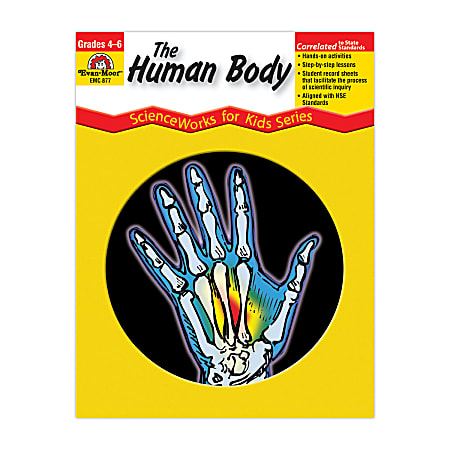 Evan-Moor® ScienceWorks For Kids, The Human Body, Grades 4-6