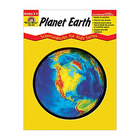 Evan-Moor® ScienceWorks For Kids, Planet Earth, Grades 4-6