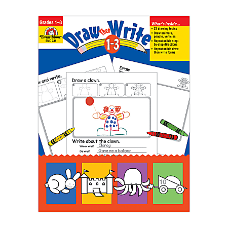 Evan-Moor® Draw-Then Write, Grades 1-2