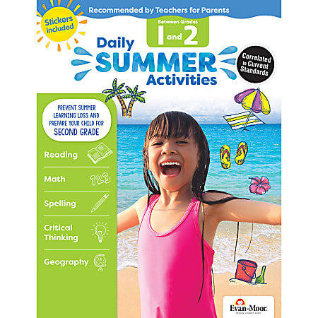 Evan-Moor® Daily Summer Activities, Moving From 1st To 2nd Grade