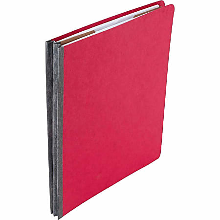 ACCO ColorLife PRESSTEX 4 Part Classification Folders Letter Red Box of ...