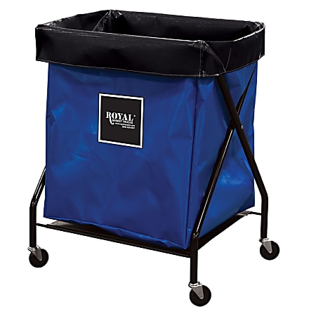 Royal Basket Trucks 8 BU X-Frame Replacement Bag, 35" x 24", Blue