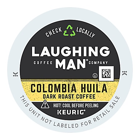 Laughing man on sale coffee pods