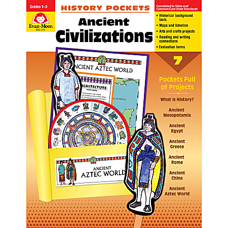 Evan-Moor® History Pockets, Ancient Civilizations, Grades 1-3