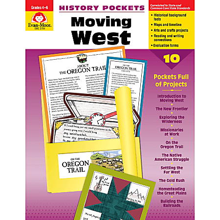 Evan-Moor® History Pockets, Moving West, Grades 4-6