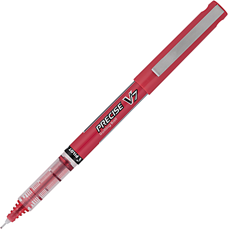 Pilot Precise V7 Harmony Rolling Ball Pen, Fine Point, 0.7 mm, Cherry, Single Pen