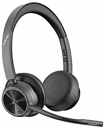 Poly Bluetooth Office Headset, Voyager, USB Type A, Black, 7E2M0AA#ABA