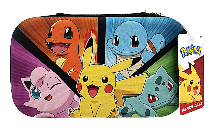 Pokemon Molded Pencil Case, 8.75" x 5" x 2.5"