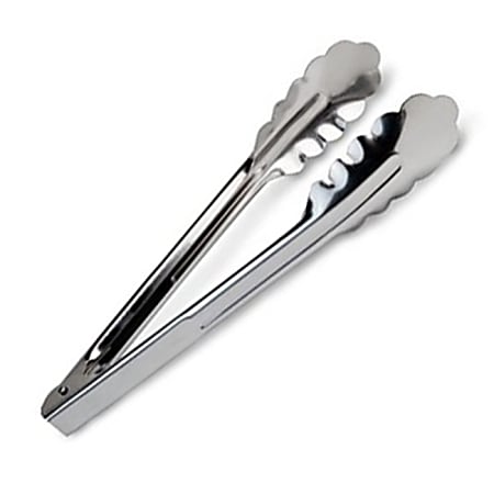 Vollrath Utility Tongs, 7", Silver