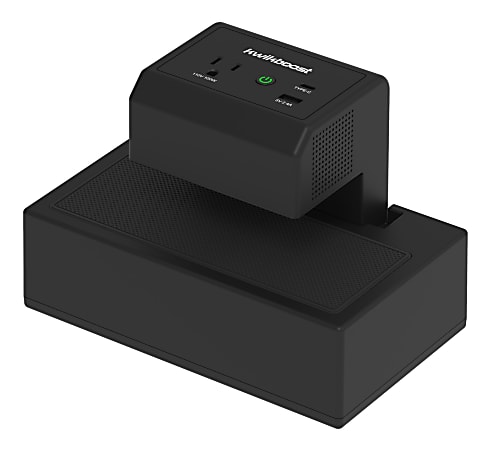 Luxor EdgePower Clamp-On Charging Station, Black