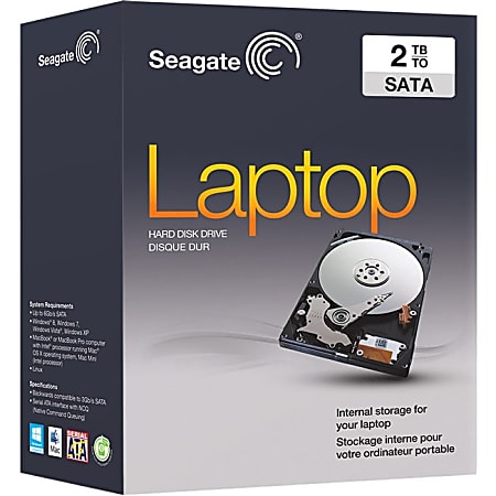 Seagate STBD2000102 - lecteur de disque dur interne 2TB SATA, 6Gbit/s, 32MB  Cache, Kit de disque interne de 2,5 pouces