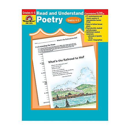 Evan-Moor® Read And Understand Poetry, Grades 4-5