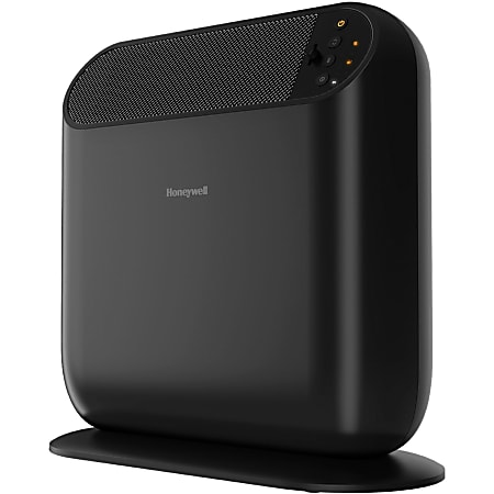 Honeywell ThermaWave 6 Ceramic Heater With Programmable Thermostat - Black, HCE870B - Ceramic - Electric - 1500 W - 2 x Heat Settings - Timer - Living Room, Bedroom, Office, Room - Portable - Black
