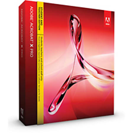 Adobe Acrobat X Professional - Student & Teacher Edition, Download Version