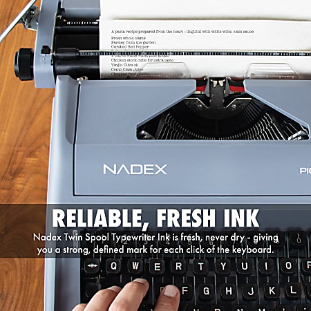 Nadex Twin Spool NXTE 1642 Typewriter Ribbon For Manual