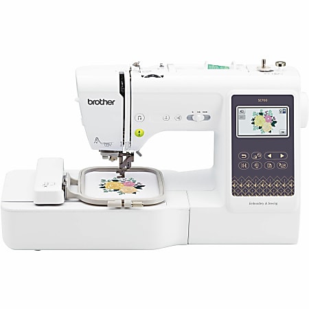 Brother LB5000 Computerized Sewing and Embroidery Machine, 80 Built-in  Designs, 103 Built-in Stitches, 4 x 4 Hoop Area, 3.7 LCD Touchscreen