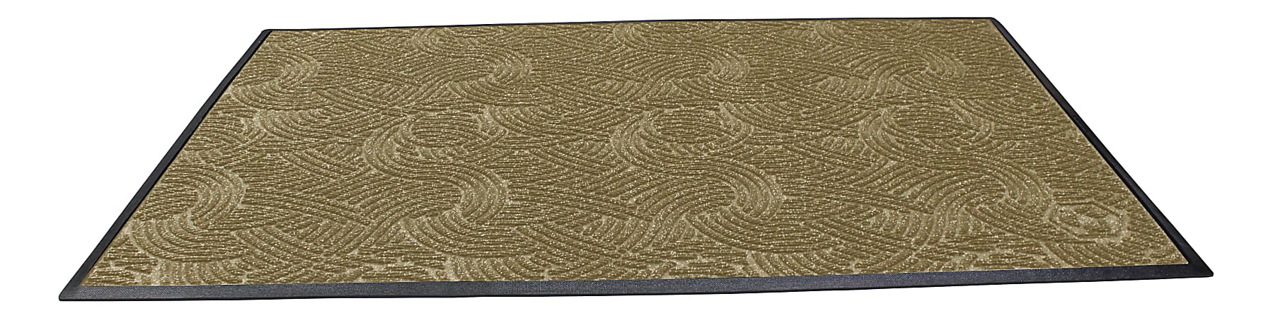 Waterhog Plus Swirl Floor Mat, 72" x 144", Khaki