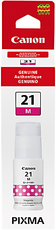 Canon® GI-21 Magenta Ink Tank, 4538C001