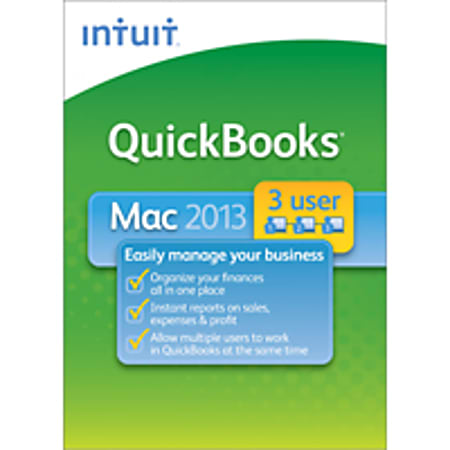 QuickBooks 2013 - 3 User (MAC), Download Version