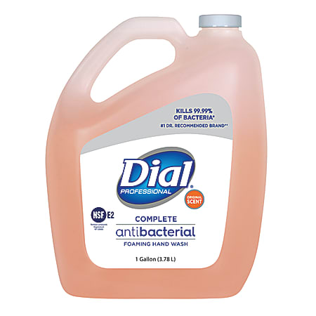 Dial® Complete® Antibacterial Foam Hand Wash Soap, Original Scent, 128 Oz Bottle