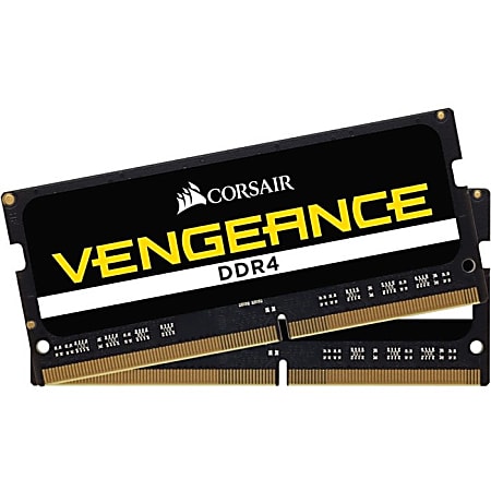 Blanco Productos lácteos Movilizar Corsair Vengeance Series 16GB 2x8GB DDR4 SODIMM 2666MHz CL18 Memory Kit For  Notebook 16 GB 2 x 8GB DDR4 2666PC4 21300 DDR4 SDRAM 2666 MHz CL18 1.20 V  Unbuffered 260 pin SoDIMM - Office Depot