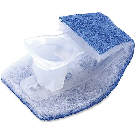 Scotch-Brite Disposable Toilet Scrubbers Refills - Blue, White - 40 / Carton