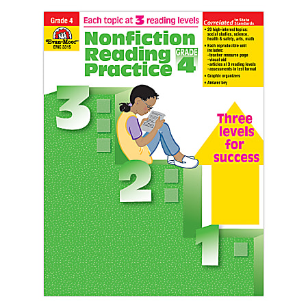 Evan-Moor® Non-Fiction Reading Practice, Grade 4