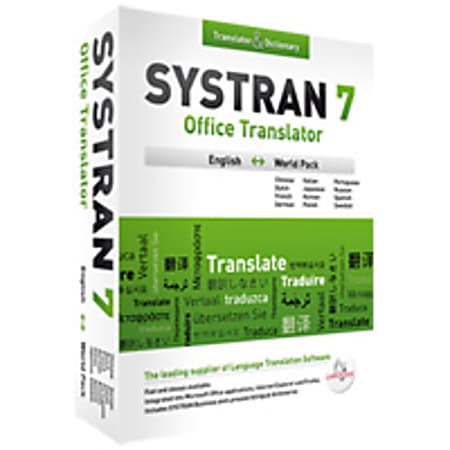 SYSTRAN 7 Office Translator, English European Pack, Download Version