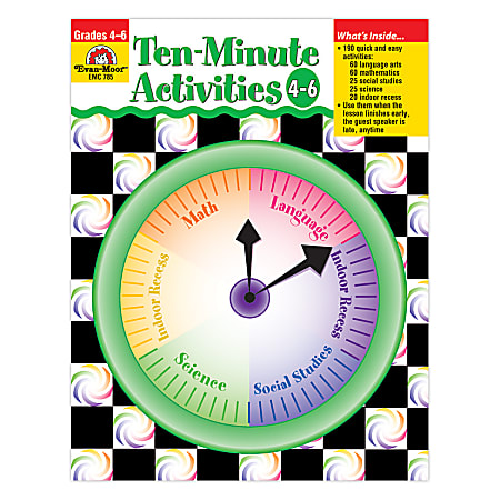 Evan-Moor® 10-Minute Activities, Grades 4-6