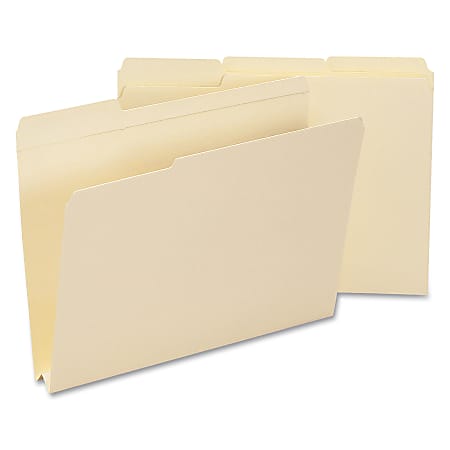 Smead® Heavyweight Top-Tab Expansion Folders, Letter Size, Manila, Box Of 50